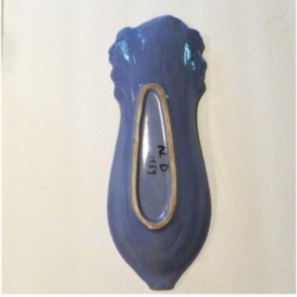 Vintage MCM Kitchen Decor Celery Dish Blue 1959 Dining Table Decor And Use - Picture 4 of 8